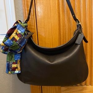 Vintage Coach 9213 dark brown genuine leather